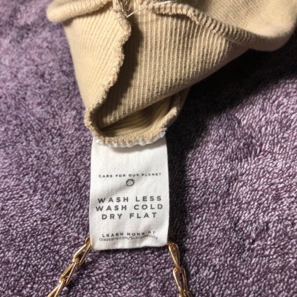 Glassons nude ribbed tank, S - Picture 3 of 5